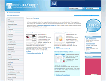 Tablet Screenshot of mein-webtipp.de